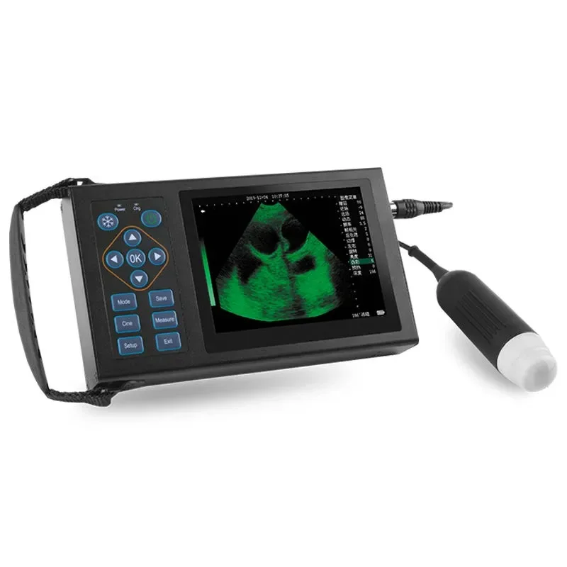 

Hongan Veterinary Ultrasound Machine for Animals High-Definition Pregnancy Tester Pig Cattle Use Handheld Veterinary Ultrasound