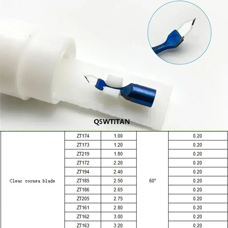 Флюоресцентный хирургический инструмент с сапфировым лезвием и рукояткой
