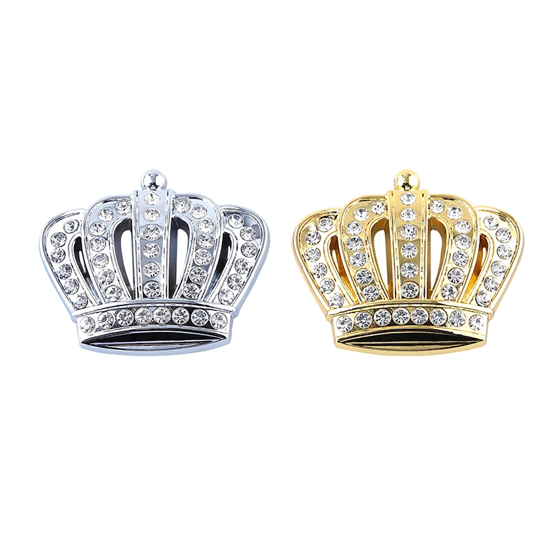 

3D Metal Big Size Label Diamond Crown Labeling Crown Personalized Labeling Car Decoration Car Accessories Stickers Car Styling