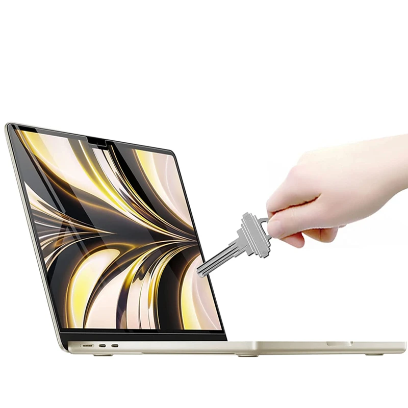 Фото Для чипа M2 2022 Apple MacBook Air 13,6 дюймовая Защитная пленка для экрана ноутбука из закаленного стекла A2681 защитная пленка без пузырьков для ноутбука №4