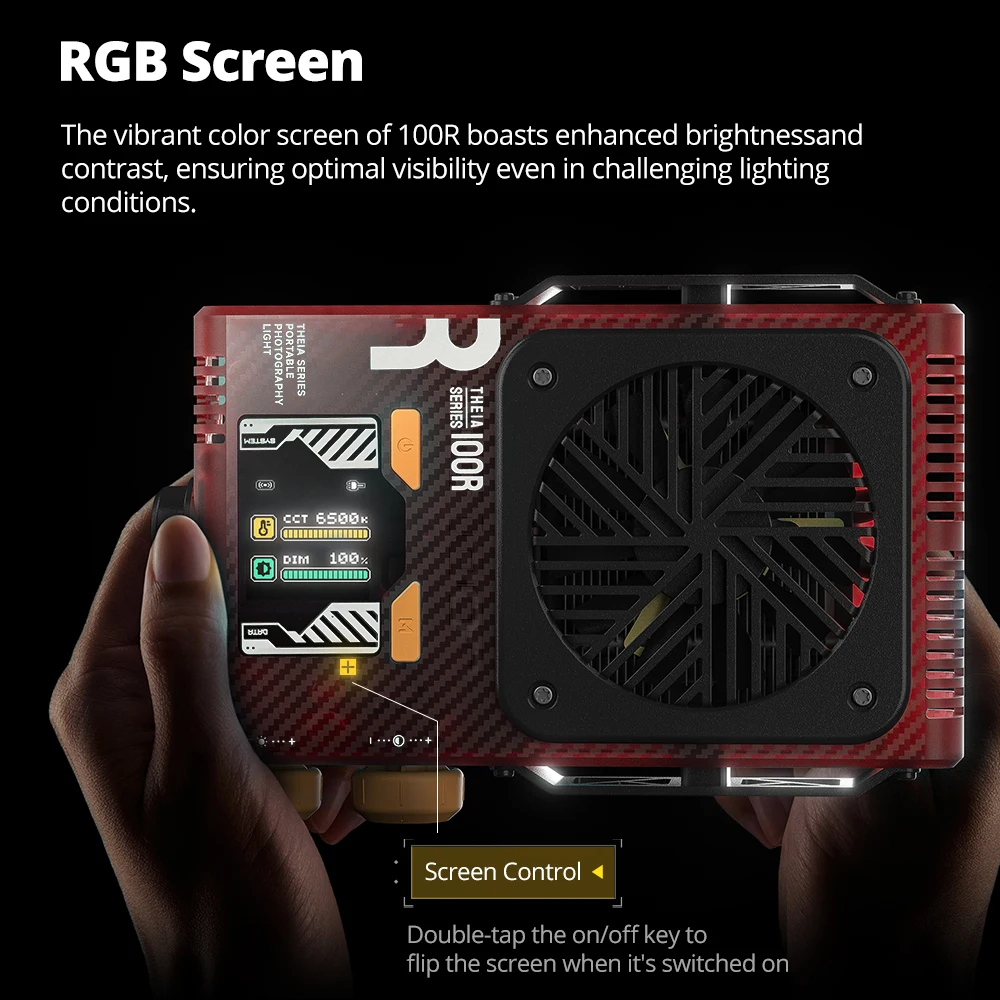 Двухцветный светодиодный видео светильник AMBITFUL 100R