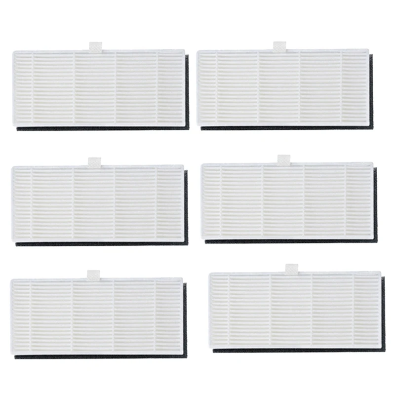 

6Pcs Hepa Filter for Lydsto R1 R1A Robot Vacuum Cleaner Parts Accessories Vacuum Cleaner Spare Parts Accessories