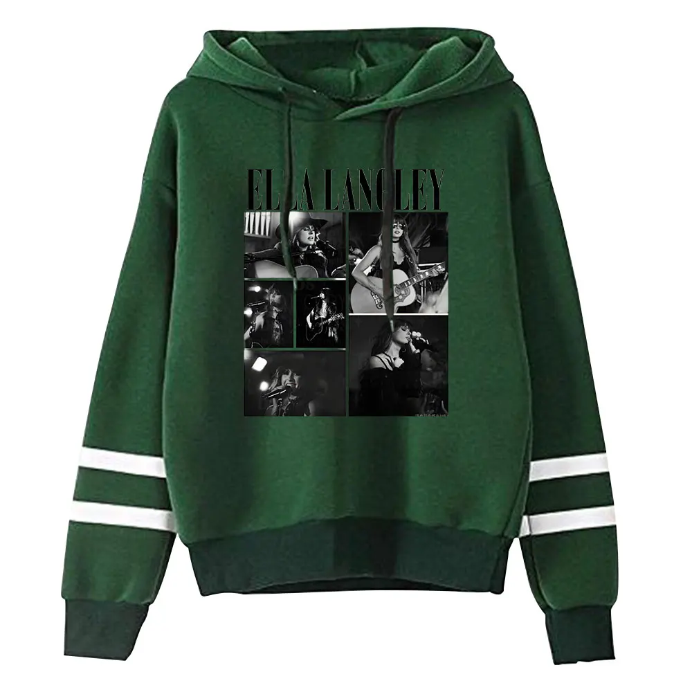 Толстовки с капюшоном Ella Langley Merch, толстовка с рукавами с параллельными перекладинами, повседневная одежда, повседневная одежда (art.: 3920cd83e6be7) - 3920cd83e6be7