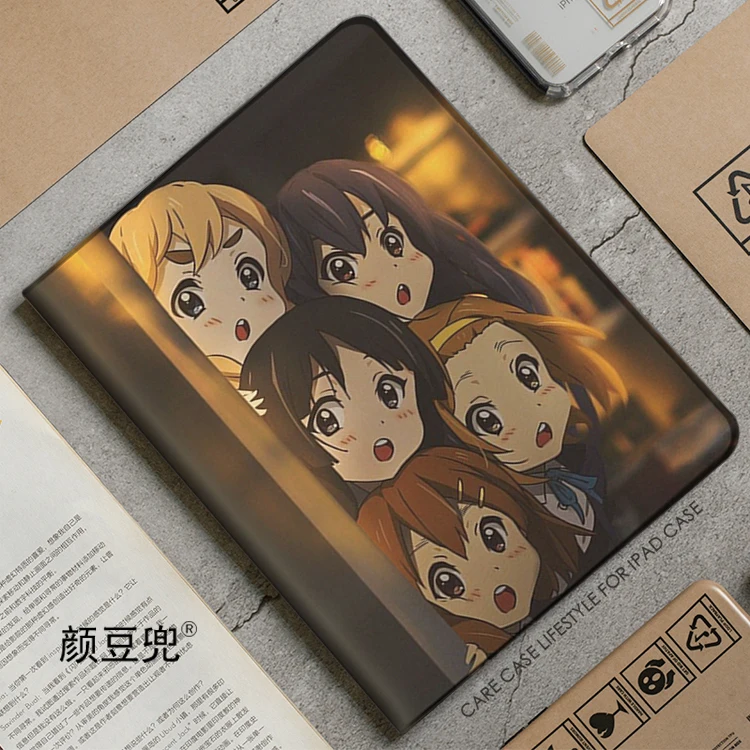 K-ON! Чехол в стиле аниме Hirasawa для iPad 10 2 7 8 Air 4 5 Mini 6 роскошный силиконовый чехол Pro11 12