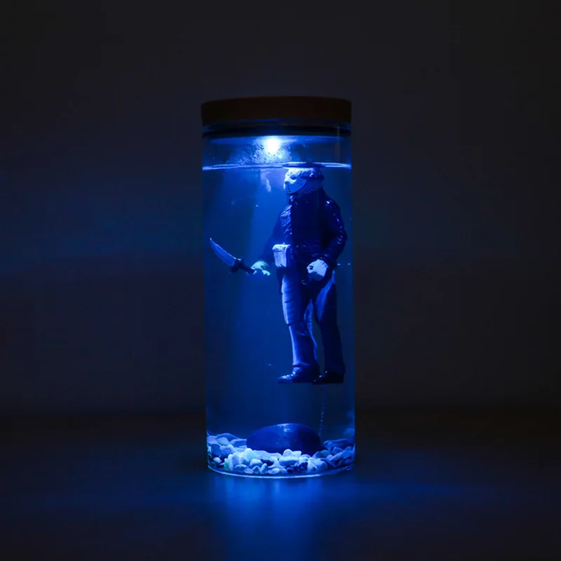 

Friday The 13th Jason Voorhees Collector Water Lamp Ornament Halloween Xmas Gifts Souvenir Horror Movie Souvenir Room Decoration