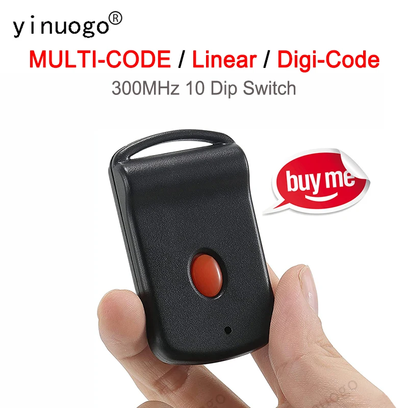 

300MHz For MULTI-CODE 3089 3089-11 3060 4120 / Linear MCS308911 MCS306001 / Digi-Code 5010 5030 5040 5060 5070 Remote Control