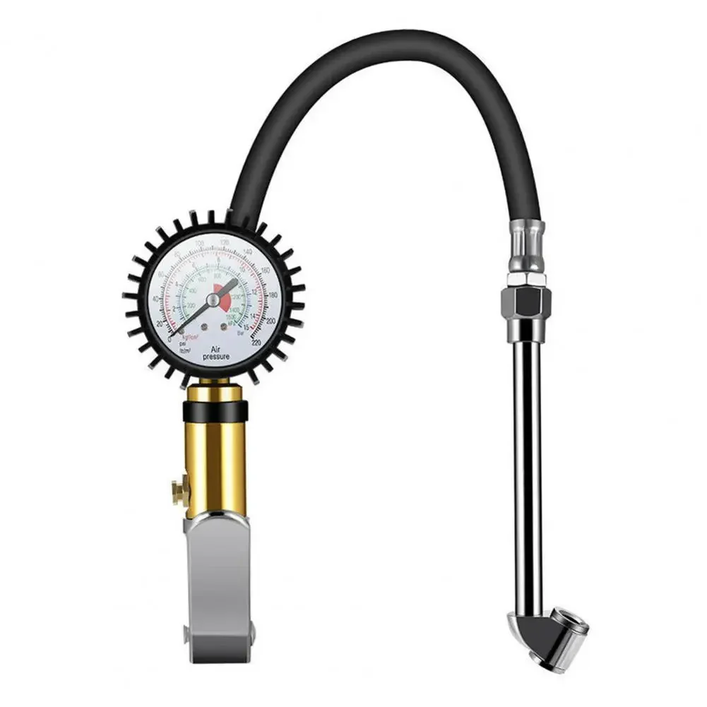 

Высокоточный Стабильный Автомобильный Манометр Для Шин 220PSI, Ручной Дисплей, Двойная Шкала