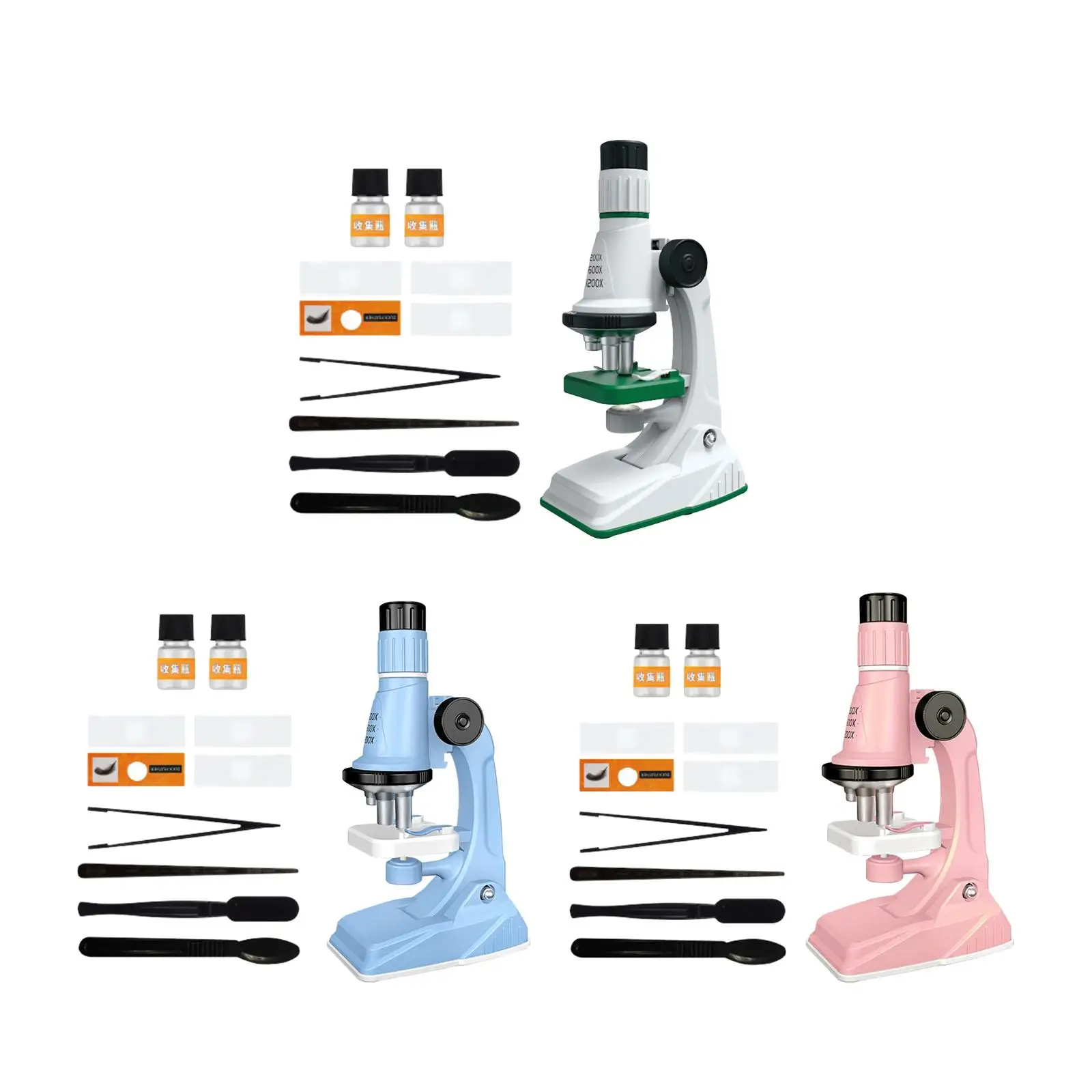 

Детский микроскоп, научные наборы, образцы, готовые слайды со светодиодной лампой, научный микроскоп для детей, мальчиков, малышей, праздничные подарки