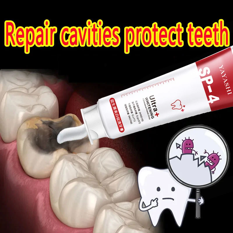 

Repair of Cavities Caries Removal of Plaque Stains Decay Whitening Yellowing Repair Teeth Whitening 2023 New toothpaste 120g