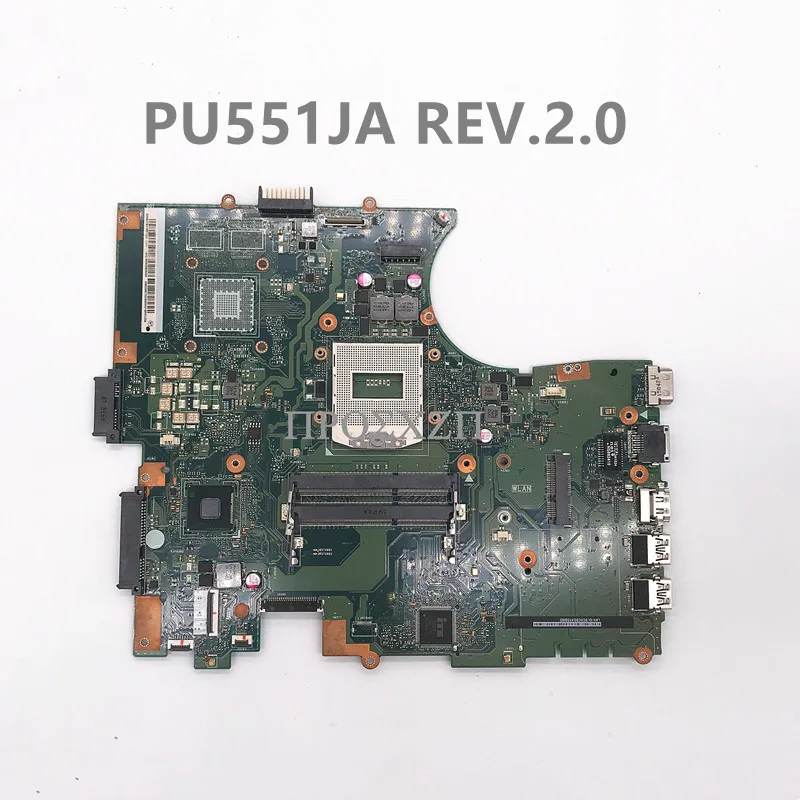 High Quality For ASUS PU551 PU551J PU551D PU551JA REV.2.0 Laptop Motherboard With HM87 100% Full Tested Working Well