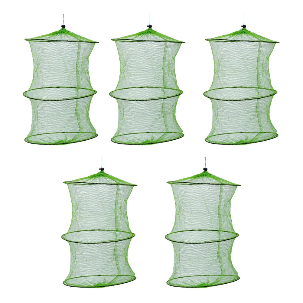 

Net Cage Collapsible Portable Supplies Mesh Foldable Bait Cast Keep Basket