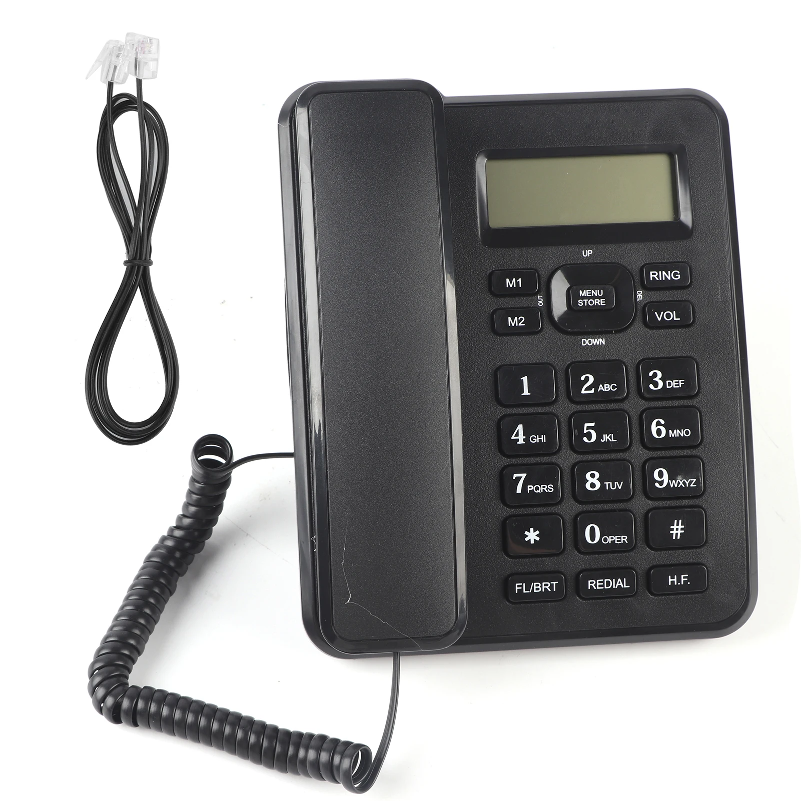 

KXT6001CID Fixed Telephone Home Wired Landline Business Office Corded Desk Phone ABS