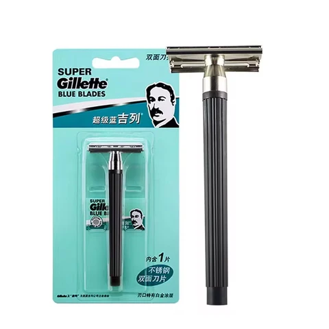 Оригинальная Gillette Super Blue бритва  из нержавеющей стали