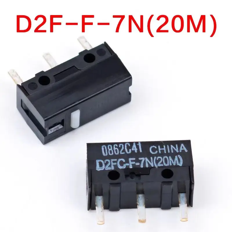 Фото Бесплатная доставка 1 шт. микропереключатель D2FC-F-7N 10 м 20 м D2FC-F-K 50 м 60 мN D2F D2F-F D2F-01 D2F-L D2F-01F D2F-F-3-7 кнопочные переключатели №3