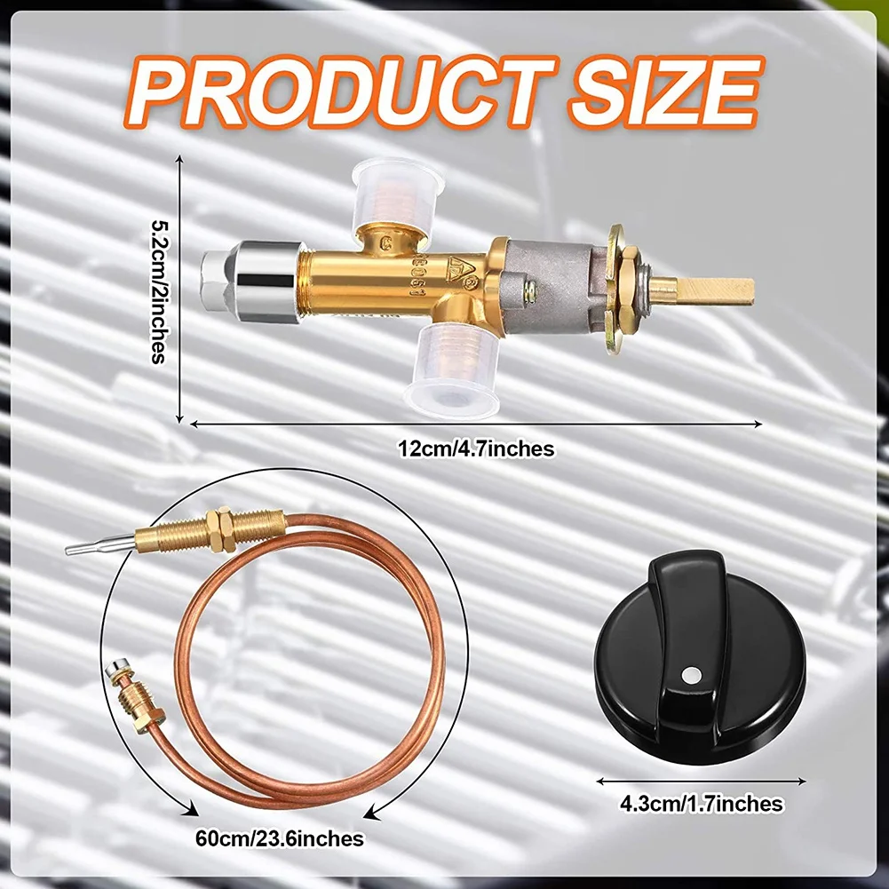 Комплект предохранительного регулирующего клапана камина низкого давления для