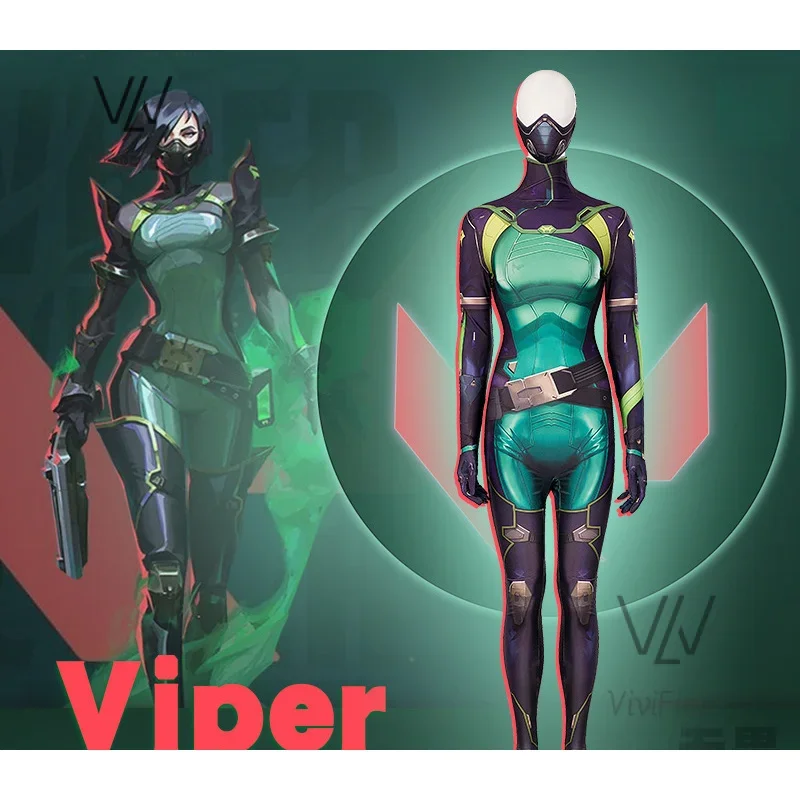 Женский костюм для косплея по мотивам игры валорант