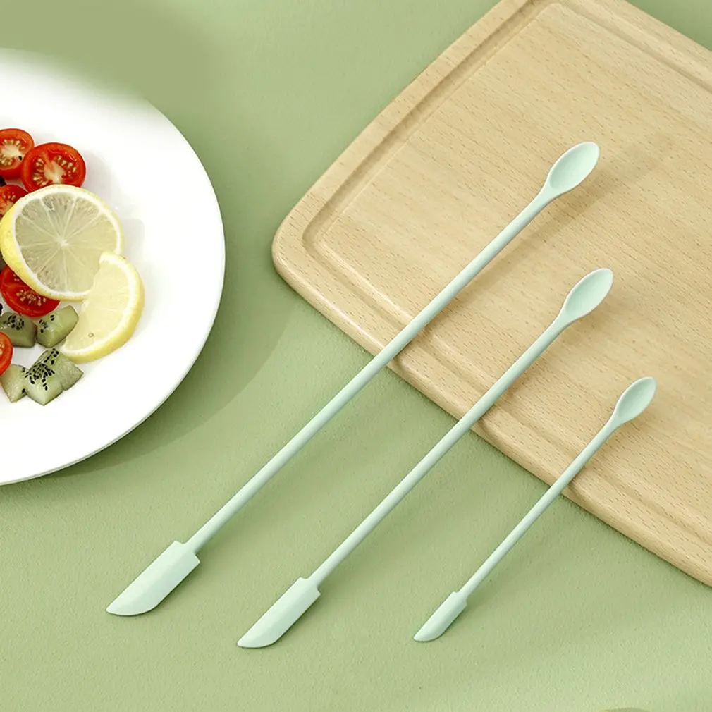 

3 шт., силиконовые мини-лопатки с ложкой