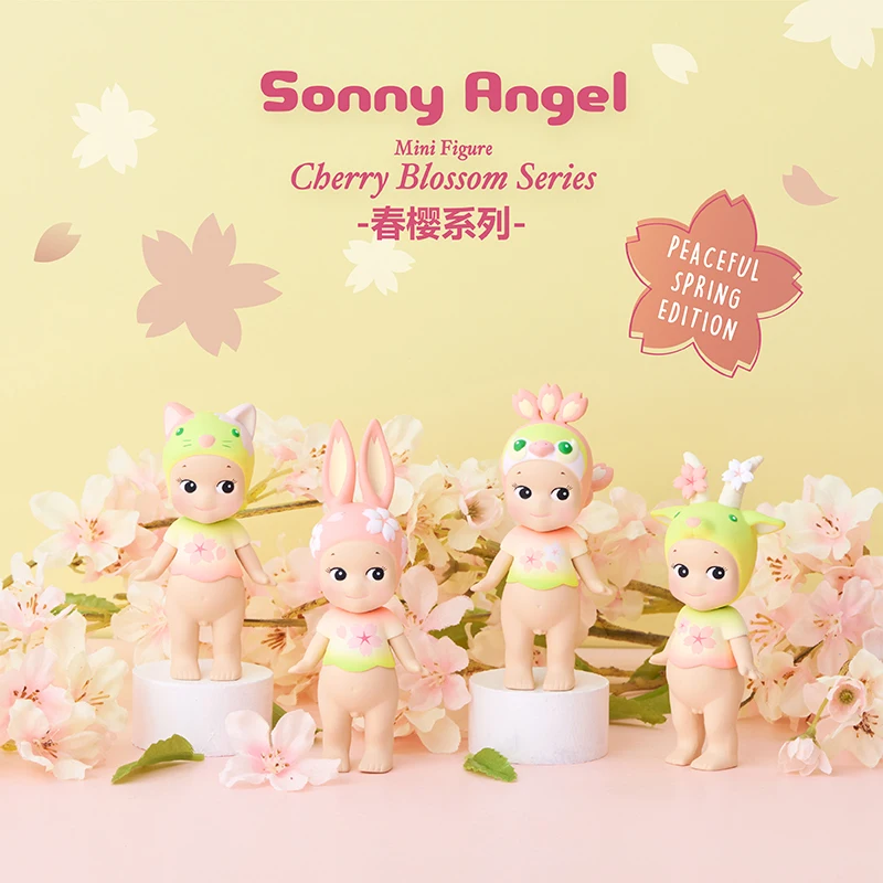 

Sonny Angel Cherry Blossom Series Blind Box Anime Mini Figure Surprise Guess Bag Mystery Boxes Desktop Decoration Dolls Kids Toy