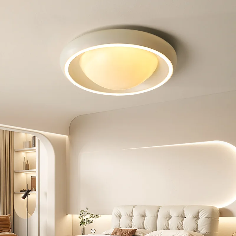 

Creative bedroom lamp modern simple room led lamp Nordic minimalist home master bedroom study ceiling lamp