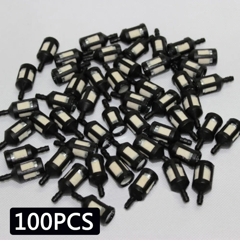 

100Pcs Fuel Filters For STIHL POULAN For HUSQVARNA Chainsaw Trimmer Replaces For Zama ZF-1 ZF1 Chainsaw Tool Parts