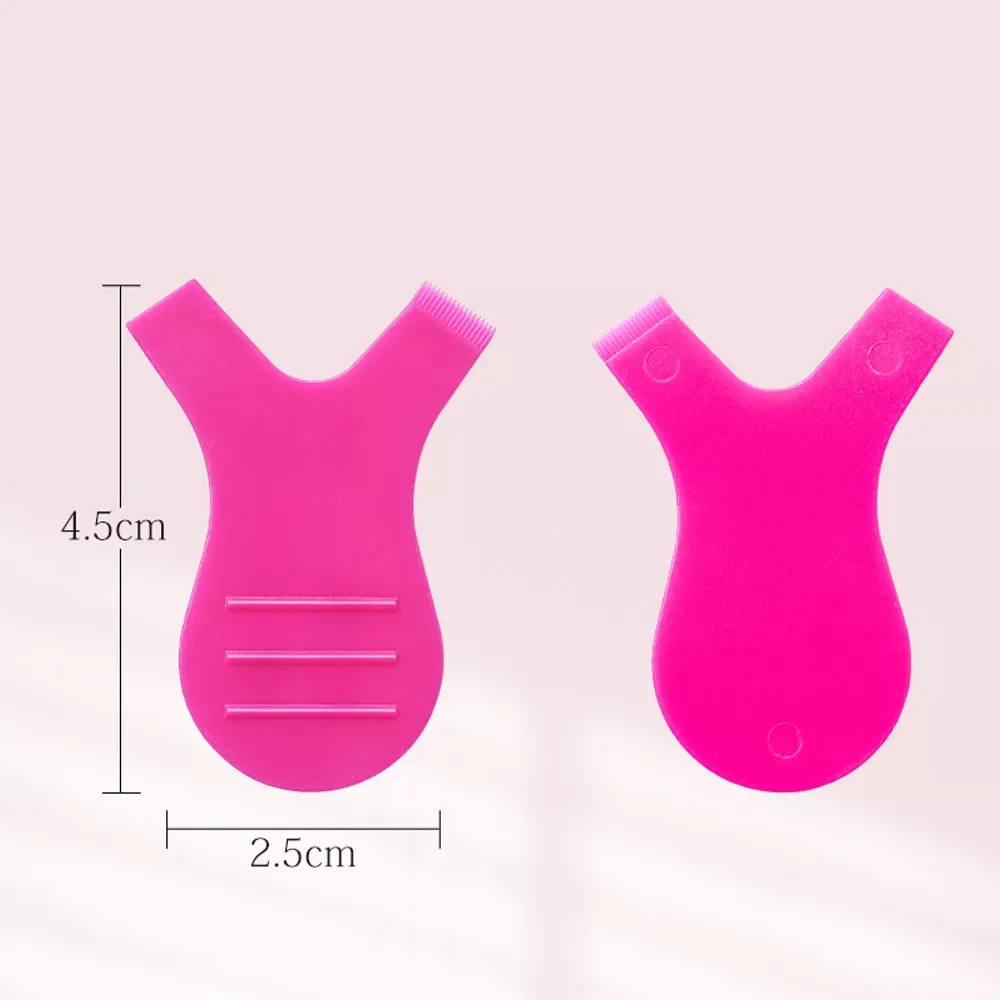 

Reusable Plastic Mascara Brush For Cleaning Eyelashes Hair Curler Y-Shaped Grafted Mascara Brush Makeup Mascara Tool