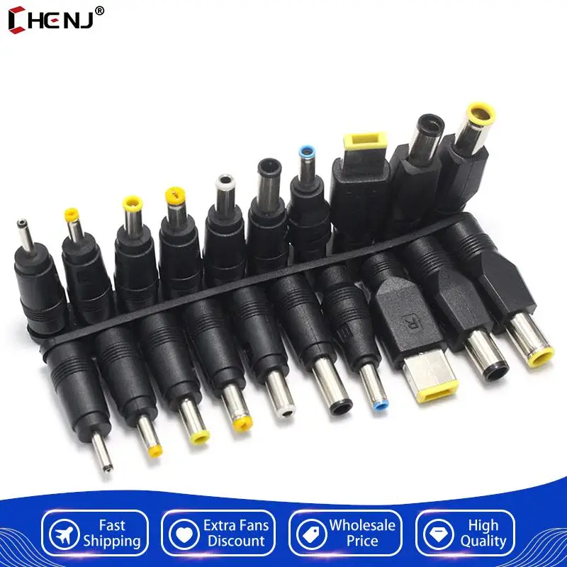 

10 Pcs 5.5x2.1mm Multi-type Male Jack Plugs DC To AC Power Adapter Cables Connector#