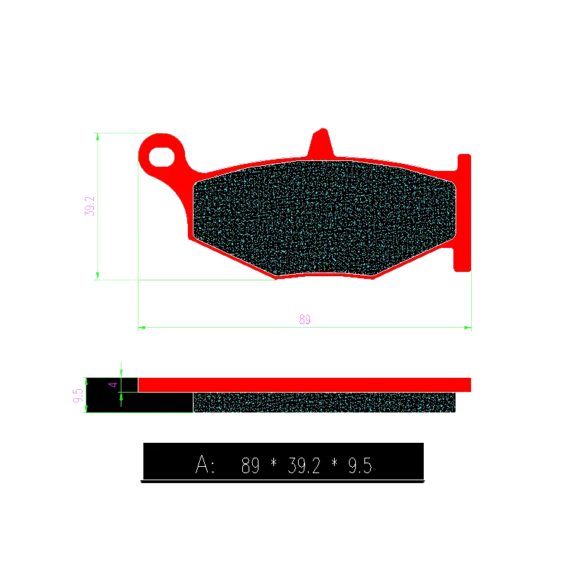 Керамические передние и задние тормозные колодки для мотоциклов SUZUKI GSR 400 GSR400