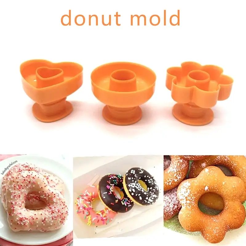 

Desserts Bread Patisserie Bakery Baking Tools Cookie Cake Donut Mold Hollow Cake Bread Press Mold Donut Mold