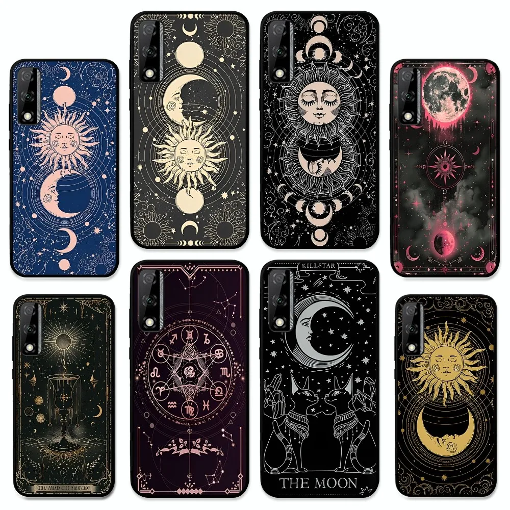 Чехол для телефона Witches Moon Tarot Mystery Totem Huawei Y9 6 7 5 Prime Enjoy 7s 8 plus 7a 9e 9plus 8E Lite Psmart Shell