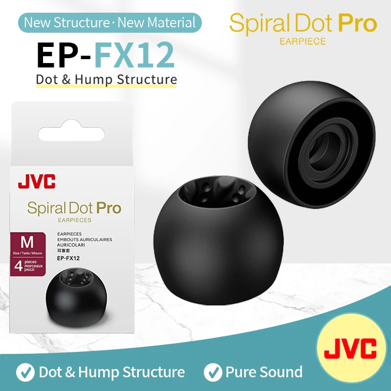 Фото JVC FX12 Наушники Силиконовые насадки IEM JVC Насадки JVC Спиральные точечные вкладыши Насадки для наушников Насадки для наушников Силиконовый наконечник №1