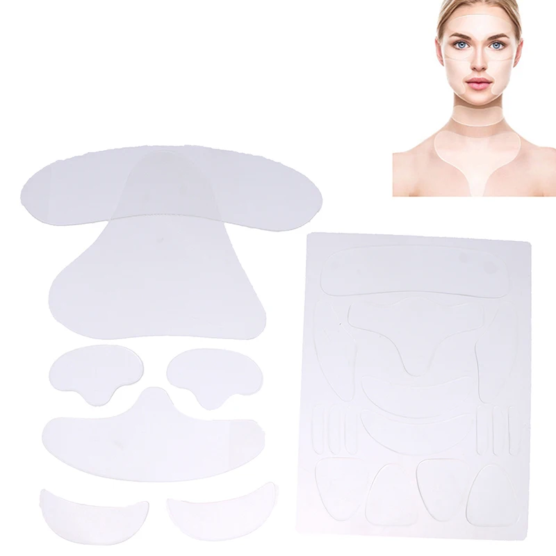 

1Set Reusable Silicone Wrinkle Removal Sticker Face Forehead Neck Eye Sticker Pad Anti Wrinkle Aging Skin Lifting Care Patch