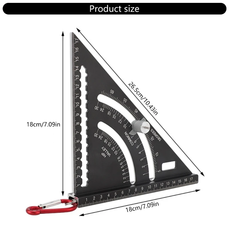 Плотницкий каркас квадратный плотник 7-дюймовый деревообрабатывающий
