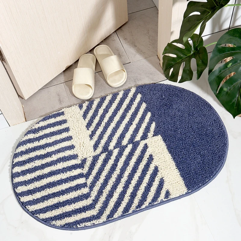 

Striped Entrance Doormats Anti-Skid Non-Slip Bedroom Home Floor Decoration Living Room Carpet Kitchen Decoration Floor Supplies