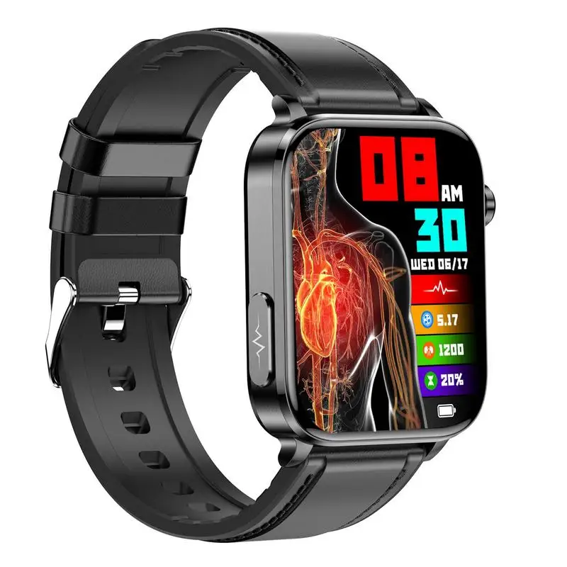 

1.96inch HD Non-invasive Smart Watch Wireless Heart Rate Blood Pressure Health Monitor IP67 Waterproof Fitness Watch For IOS