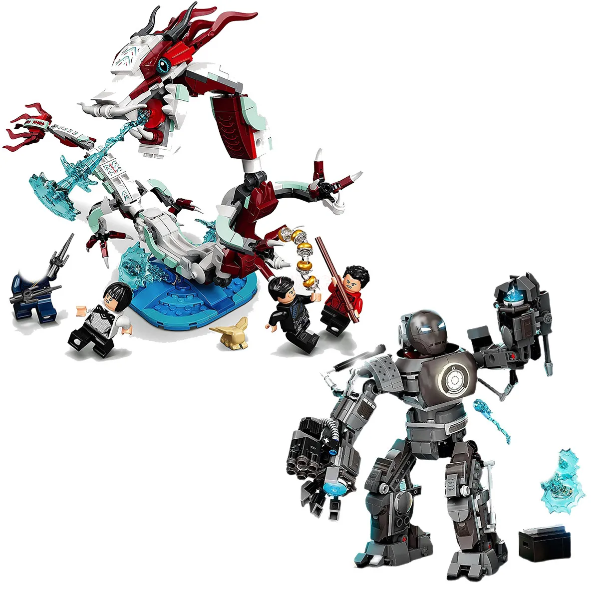 

New 2022 Superheross Battle of Ancient Villages Model Building Block Bricks Movie Series DIY Classic Set Toys for Children Gifts