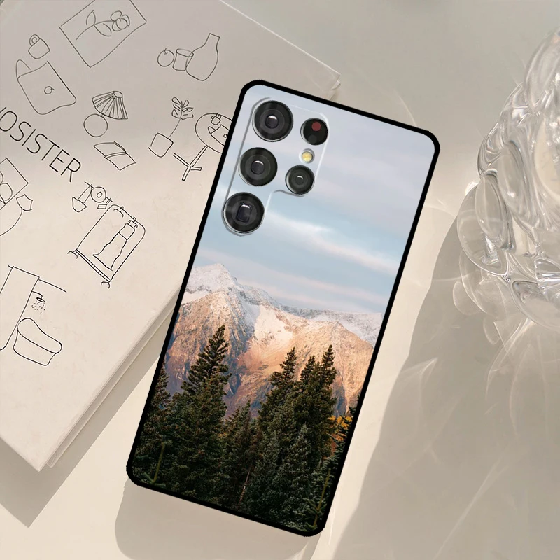 Фото Чехол для телефона Mountain Peak Forest для Samsung Galaxy S26 S25 Ultra S20 S21 S22 S23 S24 S10 Plus S25 FE, задняя крышка №5