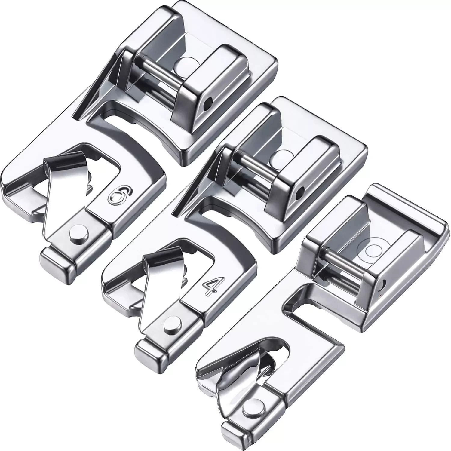 

2022 Hot Sale 3MM/4MM/6MM Rolled Hem Foot Presser Foot For Brother Janome Sewing Machine Sewing Accessories 7YJ245