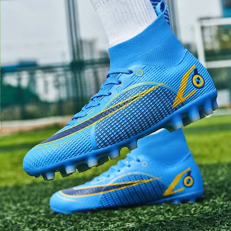 

Quality Messi Futsal Soccer Shoes Wholesale Football Boots Chuteira Campo Cleats Men Training Sneakers Ourdoor Footwear TF/AG