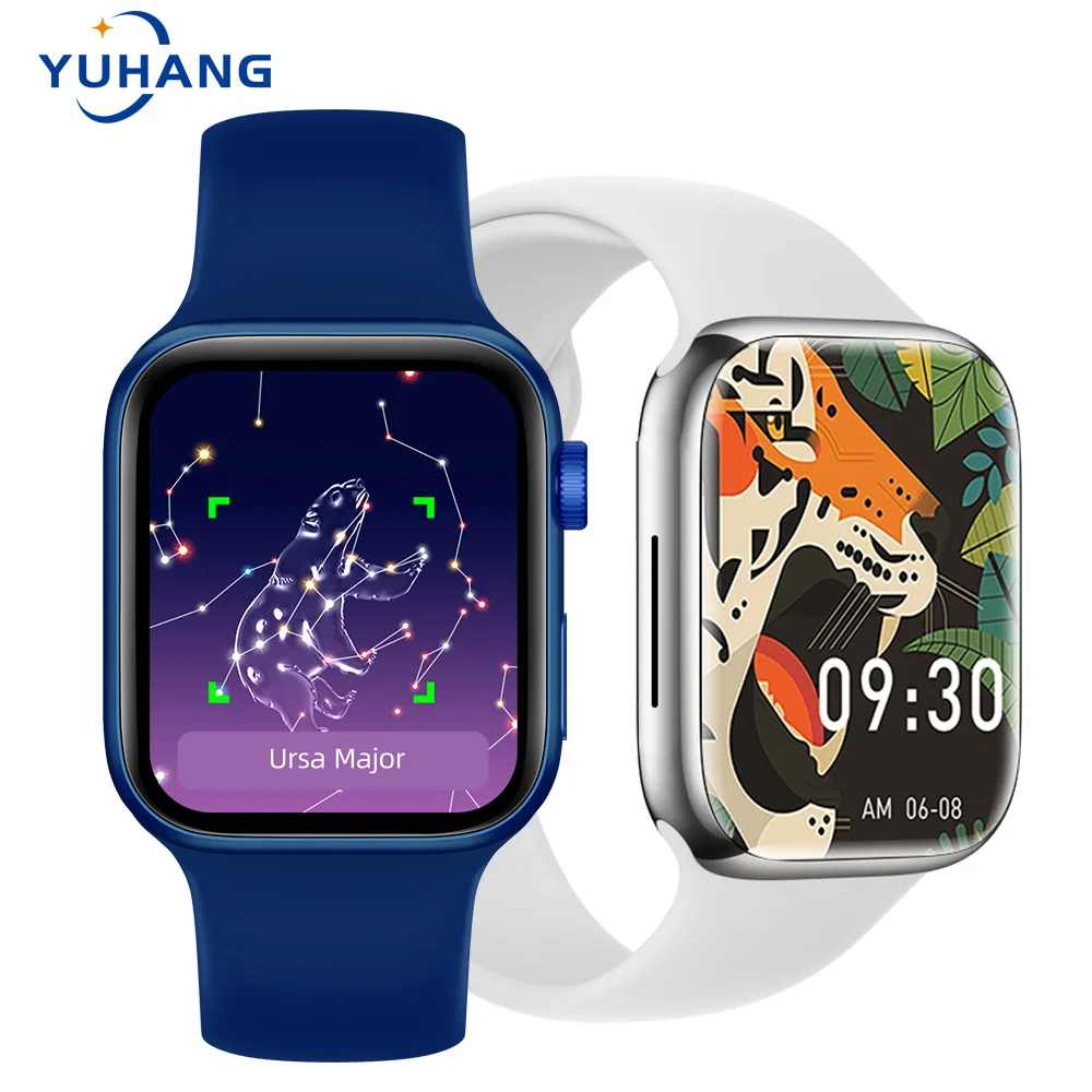 

2022 Latest Smart Watch Wireless Charging Smartwatch Bluetooth Calls Watches Men Women Fitness Bracelet Custom Watch Face