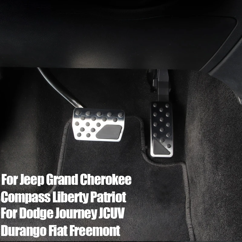 

Для Jeep Grand Cherokee Compass Liberty Patriot Dodge Journey JCUV Durango Fiat Freemont автомобильные Топливные Тормозные педали крышка аксессуары