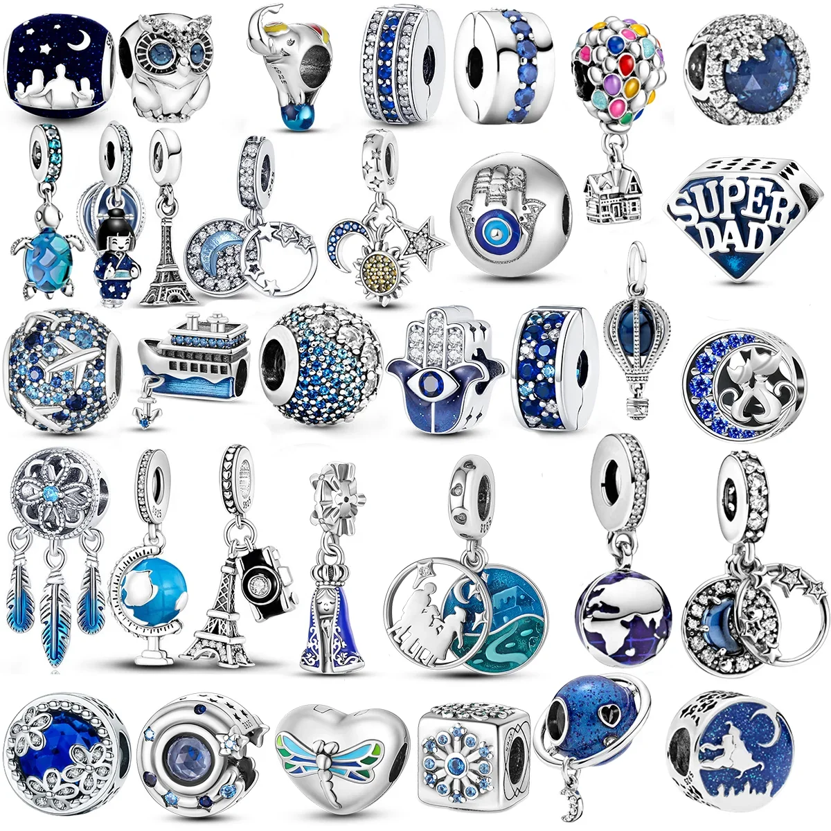 Браслет женский из серебра 925 пробы с Луной