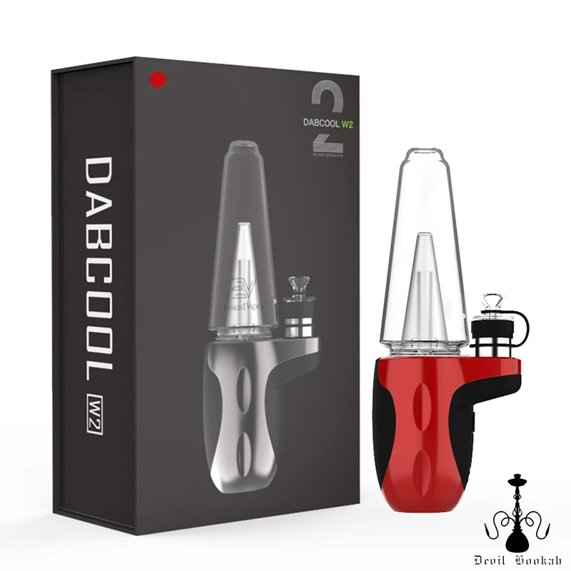 

DEVIL Upgraded Electric Dabcool W2 Kit 1500mAh IPX4 Waterproof Heating Base for Wax Concentrate Dab Rig Exseed Smoking Kit Gifts