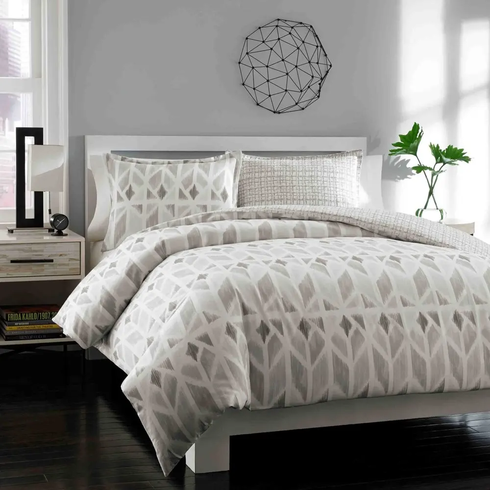

POPTOP Grayson Grey Duvet Cover Set