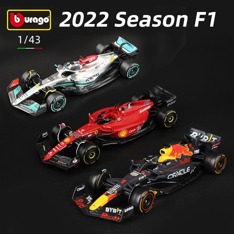 

Bburago 1:43 2022 2023 сезон F1 модели обычная версия