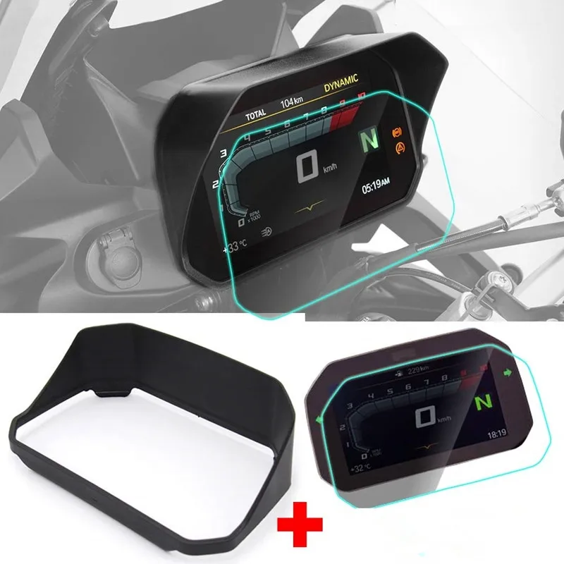 

Speedometer Sun Visor + Protection Film For BMW R1200GS ADV R1250GS Adventure R1200GS F750GS F850GS ADV C400X