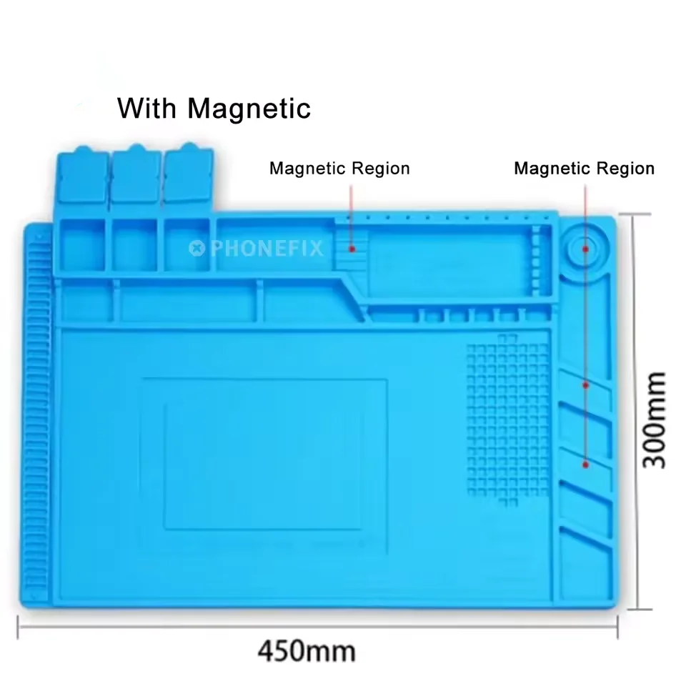 

Магнитный антистатический силиконовый коврик для пайки DIYPHONE