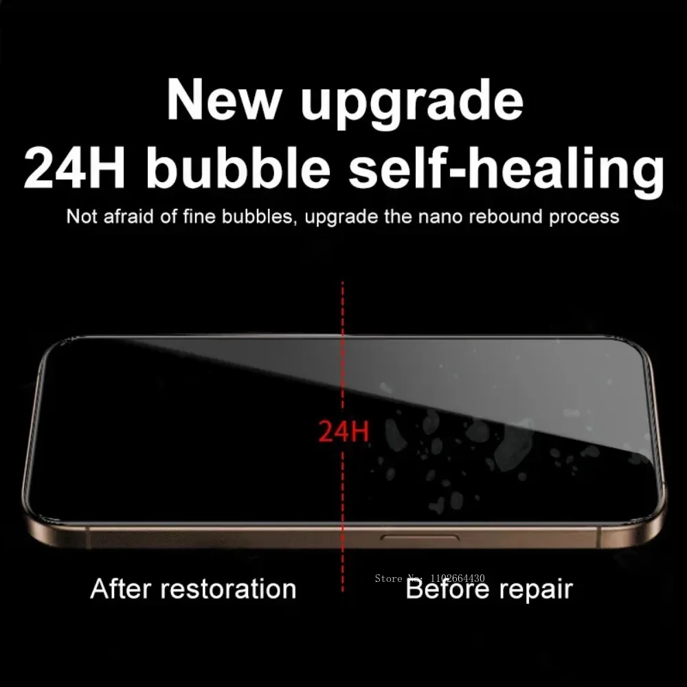 3pcs Privacy Soft Full Cover for IPhone 16 15 14 Pro Max Not Glass Hydrogel Film 13 12 X XR XS Phone Screen Protector
