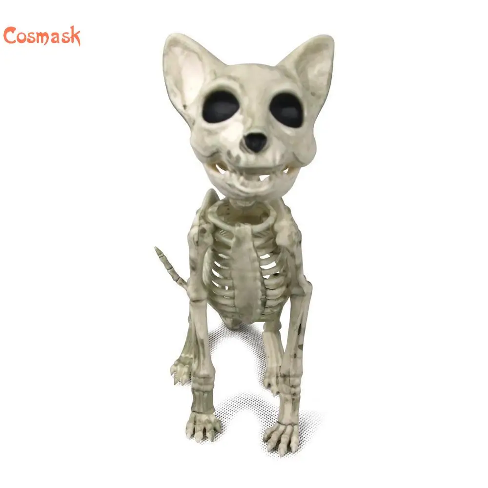 

Halloween Decoration Animal Skeleton Props Party Creepy Skeleton Bones Cat Ornaments Hallowmas For Party
