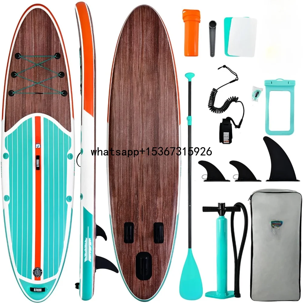 Надувная доска для весла с аксессуарами SUP нескользящая из ЭВА надувные 10 ɶ