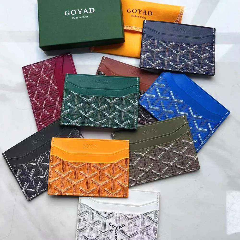 

GOYAD Luxury Brand Card Holder TOP Wallet Pattern Designer Popular Women's Men's Small Credit ID Coin Bag GY Gift